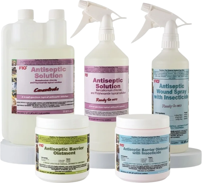 F10® antiseptic skin treatment range