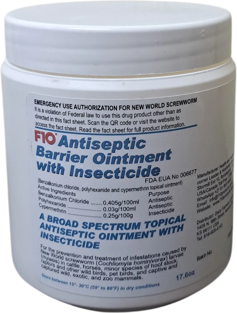 F10® Antiseptic Barrier Ointment with Insecticide — FDA EUA No. 006677 pack